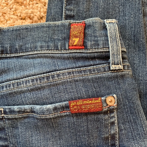 7 For All Mankind 7FAM Roxanne Dark Wash Jeans 29 - Picture 6 of 7